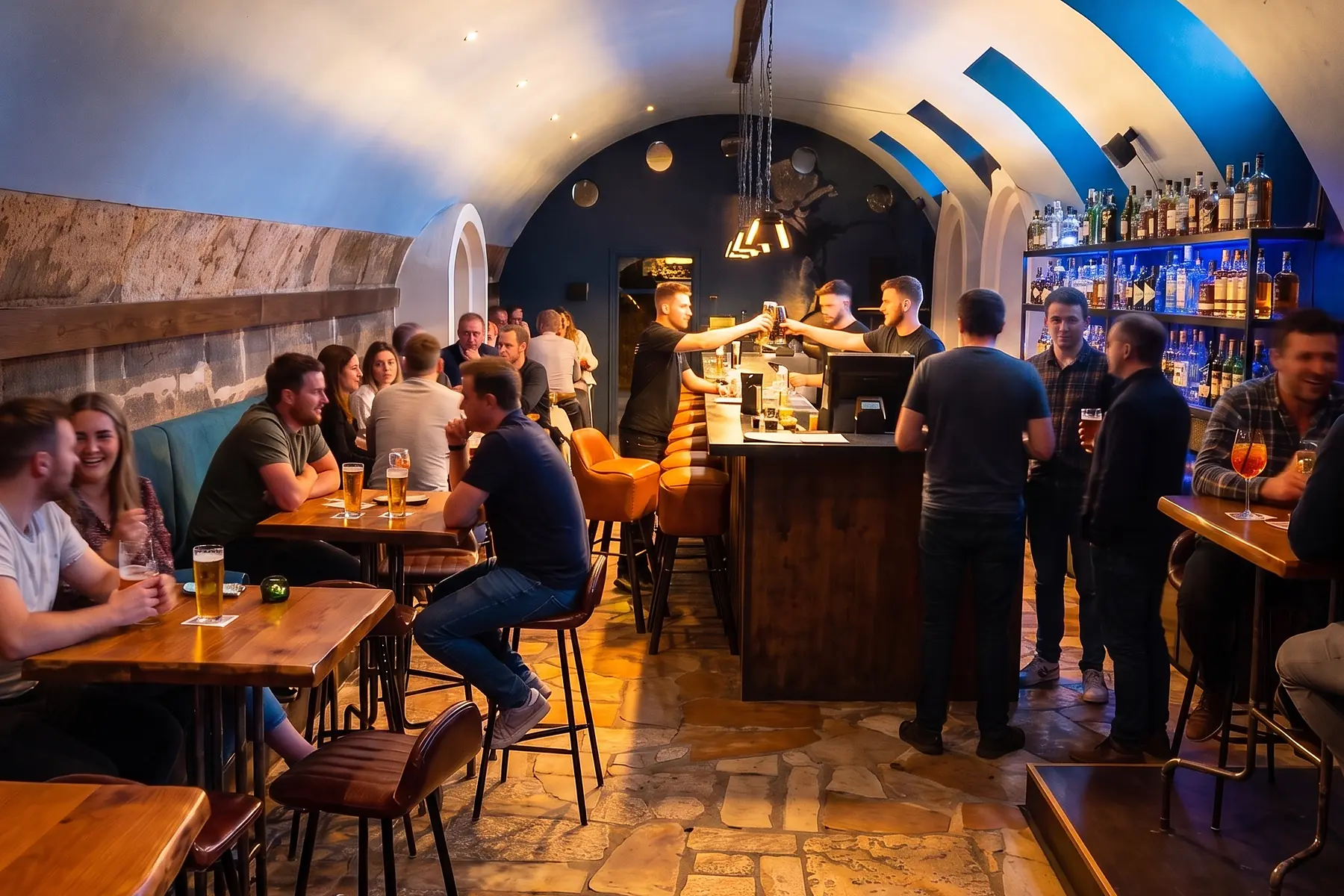Tresen im Pub&Go Fürth – hier zeigst du deinen Bierpass