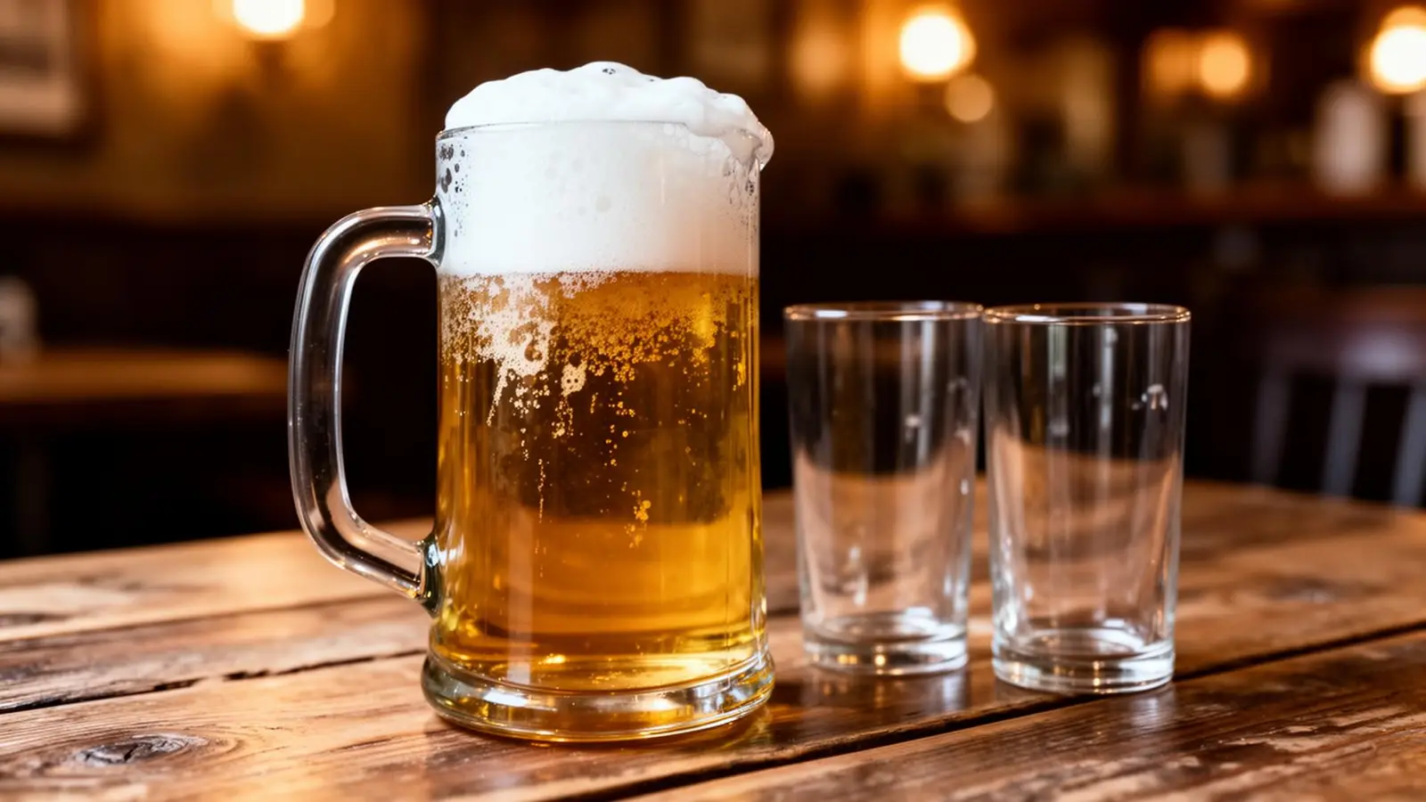Pitcher für die Runde bei Pub&Go